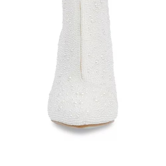 Betsey Johnson Women's Cady Evening Booties - Ivory 7.5 - Picture 4 of 11